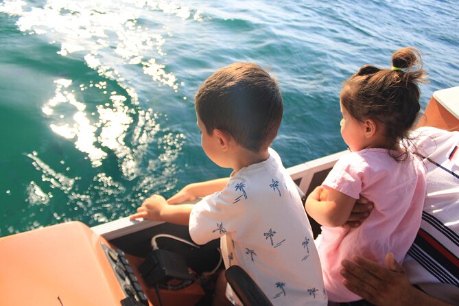 Yacht With Slide in Cabo San Lucas | 45 FT Pantoon - Exploring the Landmarks of Cabo San Lucas Bay