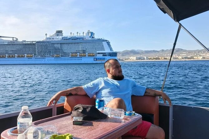 Yacht With Slide in Cabo San Lucas | 45 FT Pantoon - Food, Drinks, and Additional Comforts