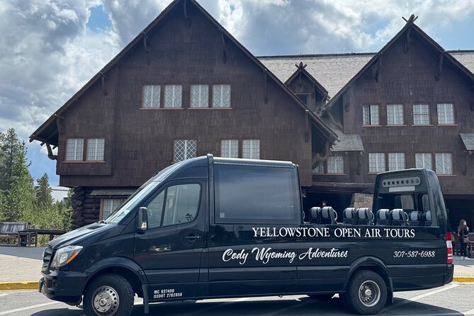 Yellowstone Open Air GLASS TOP/CONVERTIBLE Tour PU@Canyon Village - Special Features: Binoculars and Scenic Photo Stops