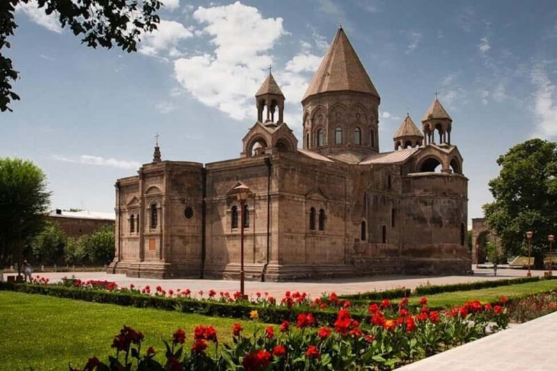 Yerevan: Echmiadzin, Hripsime, Gayane & Zvartnots Tour - Zvartnots Cathedral Ruins and Mount Ararat Views