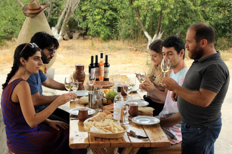 Yerevan: Khor Virap Day Trip with Mount Ararat Wine Tasting - Wine Tasting in the Fields Overlooking Mount Ararat