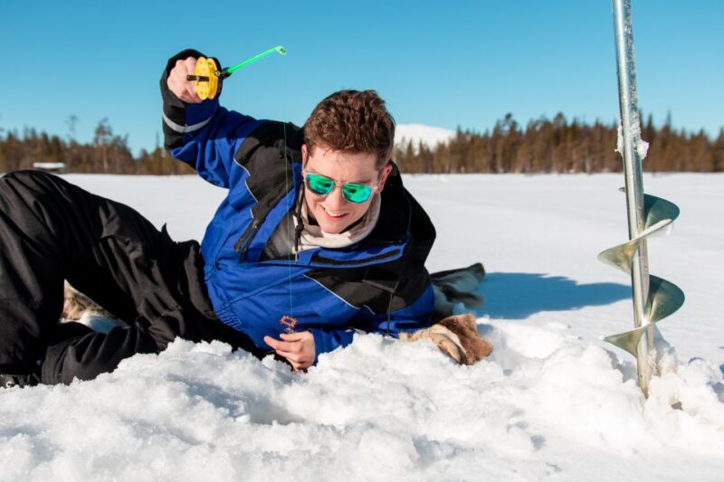 Ylläs: Snowmobile Adventure with Ice Fishing - Key Points