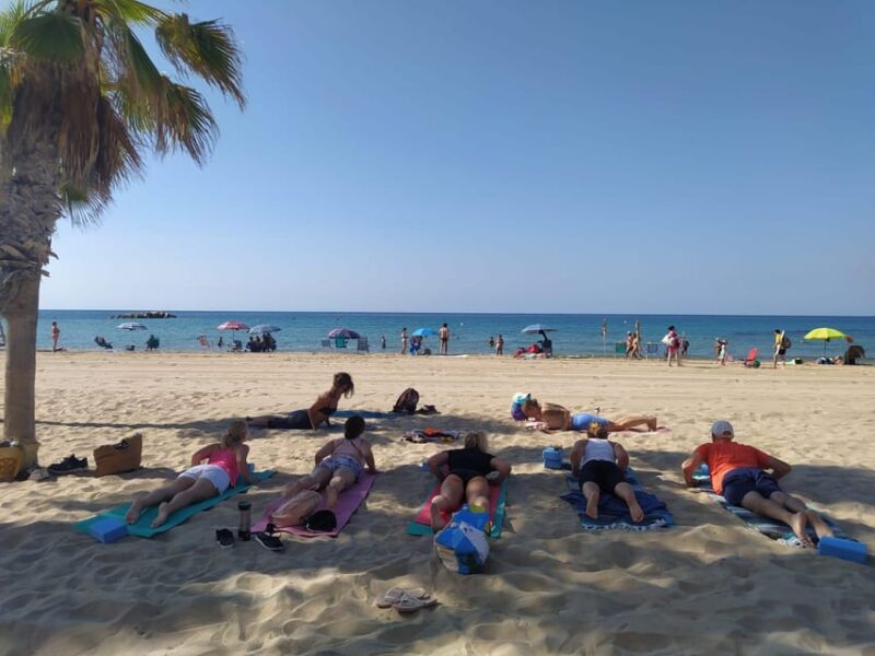 Yoga on the beach San Juan, Alicante - The Sound Bath: Deep Relaxation in Alicante’s Beach Setting