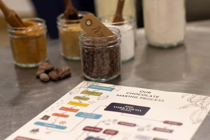 York Cocoa Works: Bean to Bar Chocolate Making Masterclass - Practical Details: Location, Group Size, and Accessibility
