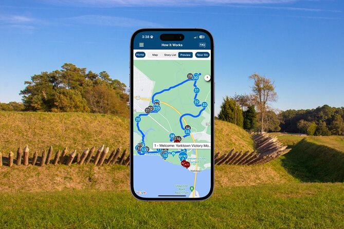 Yorktown Battlefield and Colonial Williamsburg Audio Bundle Tour - Key Points