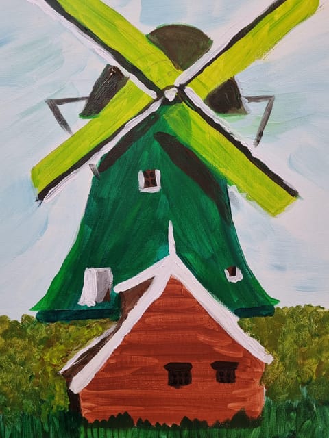 Zaandam: paint a Dutch windmill in a cosy atelier - Booking Flexibility and Group Details