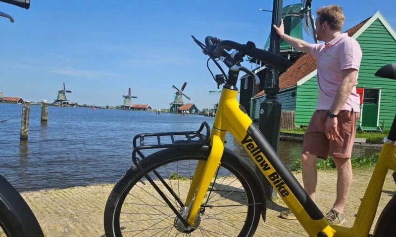 Zaanse Schans: E-bike day trip: Windmills, Cheese and Nature - Starting Point at Yellow Bike Near Amsterdam Central
