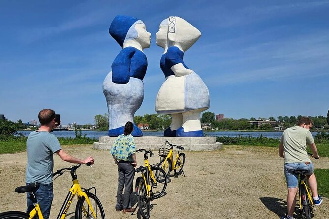 Zaanse Schans Windmills E-bike Day Trip from Amsterdam - Crossing the IJ River to the Noord-Hollandskanaal