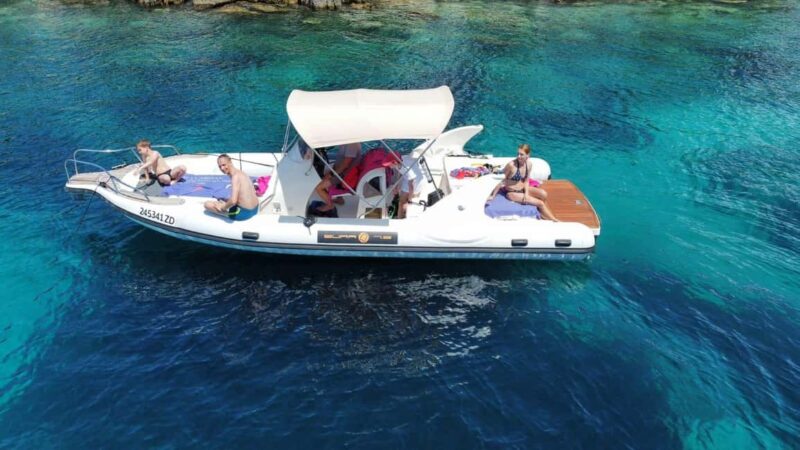 Zadar halfday 3 islands with diving, drinks and fresh fruit - Discover the Beauty of Ugljan and the Zadar Channel on a Half-Day Boat Tour