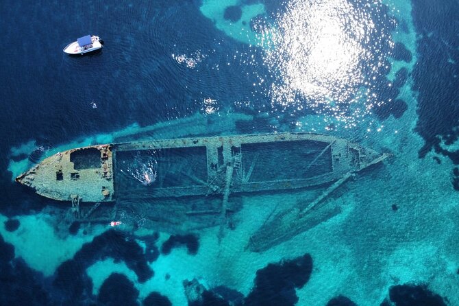Zadar: Sakarun - Dugi otok Luxury Speedboat Tour with Lunch - Exploring the Sunken Merchant Ship Michelle