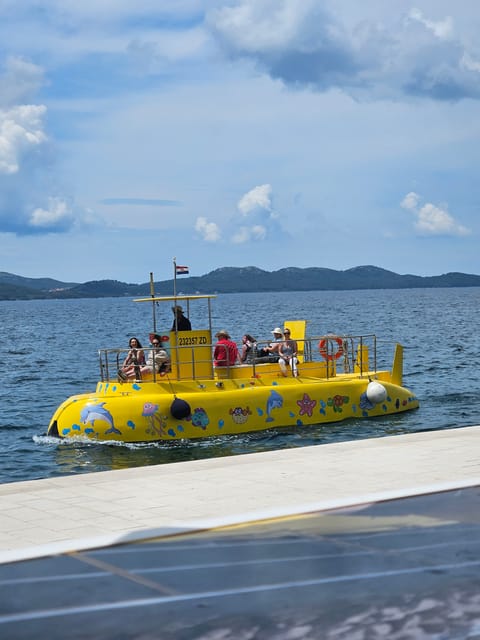 Zadar: Yellow Semi-Submarine Underwater Exploration Tour - Practicalities and Safety Considerations