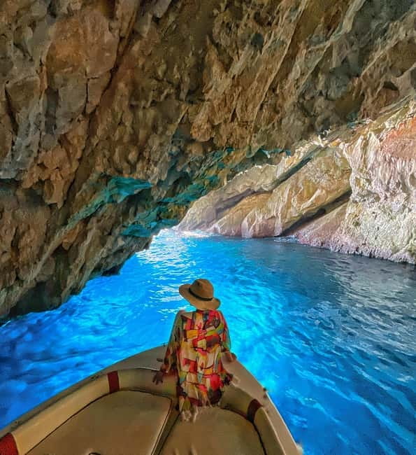 Zakinthos: Shipwreck Beach and Blue Caves Land and Sea Tour - Visiting the Maravelia Cave and Poseidons Face