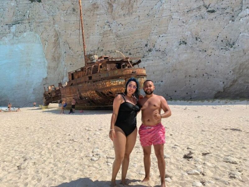Zakynthos: early morning Shipwreck,Blue Caves and view point - Lunch at a Traditional Zakynthian Taverna