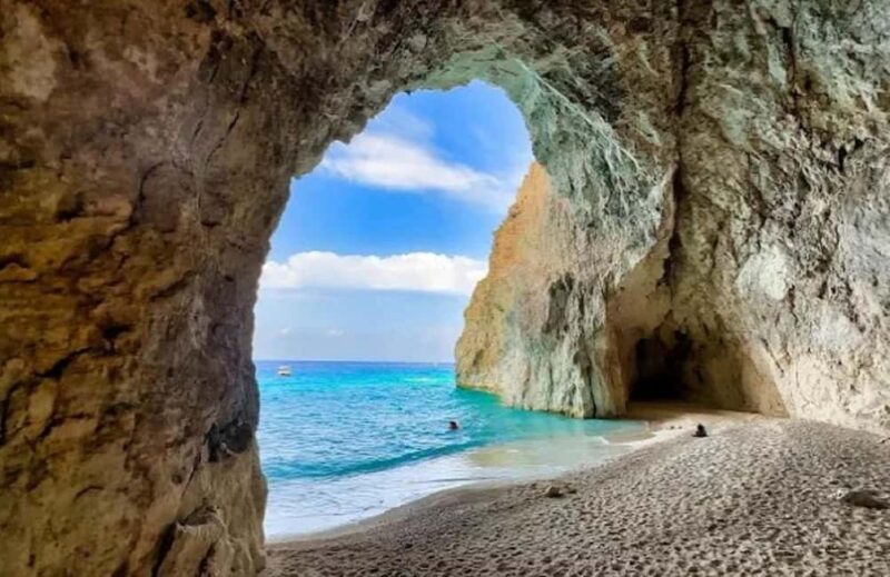 Zakynthos Gems: Eros Cave, Keri Caves, Mizithres Rocks - The Magic of Eros Cave: Sunlight and Turquoise Waters