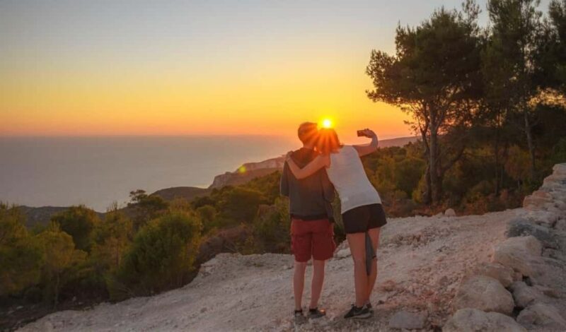Zakynthos: Keri Lake Romantic Sunset & Myzithres Viewpoint - The Small Group and Guides Expertise
