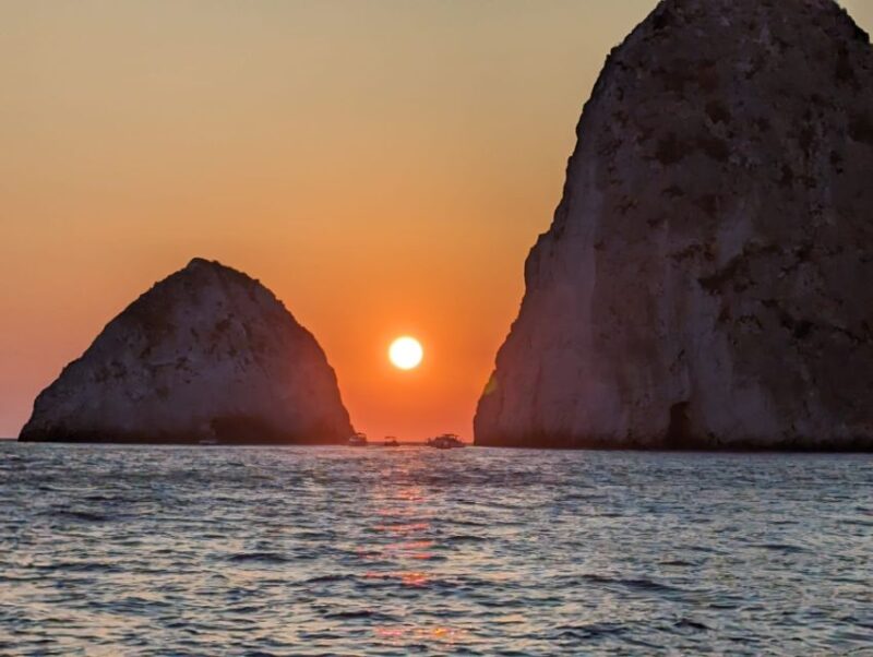 Zakynthos: Mizithres Sunset Cruise with Swimming & Turtles - Witnessing the Sunset over Zakynthos