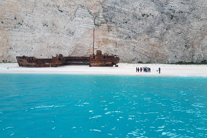 Zakynthos : One day small group tour to Navagio beach Blue Caves & top view - Visiting Maravelia Cave for a Swim (Weather-Dependent)