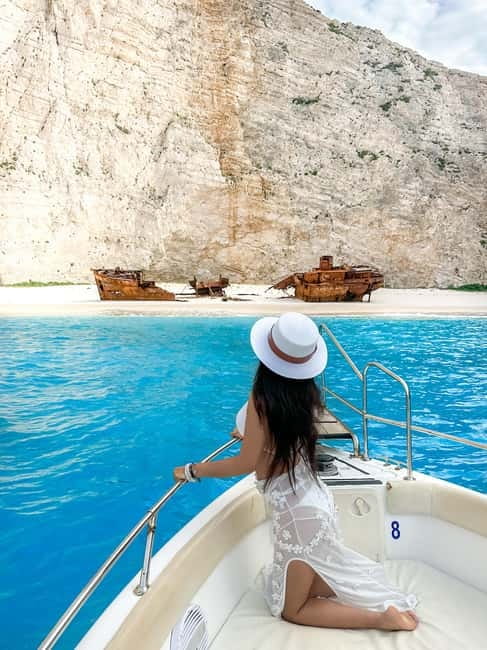Zakynthos: Semi Private Shipwreck & Blue Caves Max 10 guests - Discover Zakynthos: A 8-Hour Land and Sea Adventure with Max 10 Guests