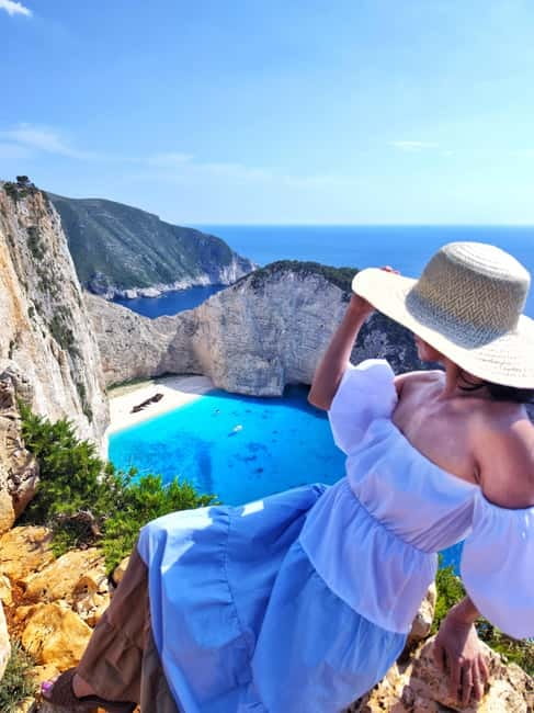 Zakynthos: Semi Private Shipwreck & Blue Caves Max 10 guests - Visiting Bochali for Stunning Views and Photos