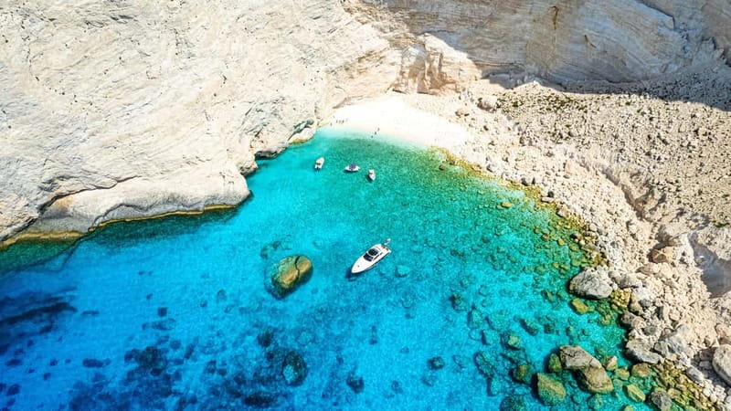 Zakynthos: Semi Private Shipwreck & Blue Caves Max 10 guests - Xigia Beach: A Natural Spa and Swimming Spot