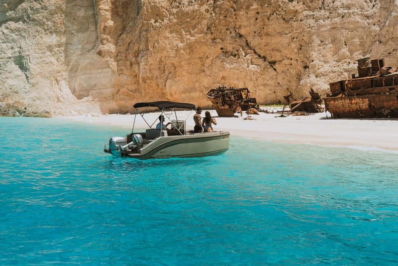 Zakynthos: Shipwreck Beach & Blue Caves Adventure - Visiting Blue Caves and Their Crystal Waters
