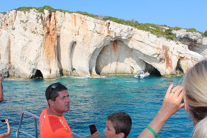 Zante Cruise to Blue Caves & Shipwreck Beach Photo stop - Final Swim at Mouda Beach