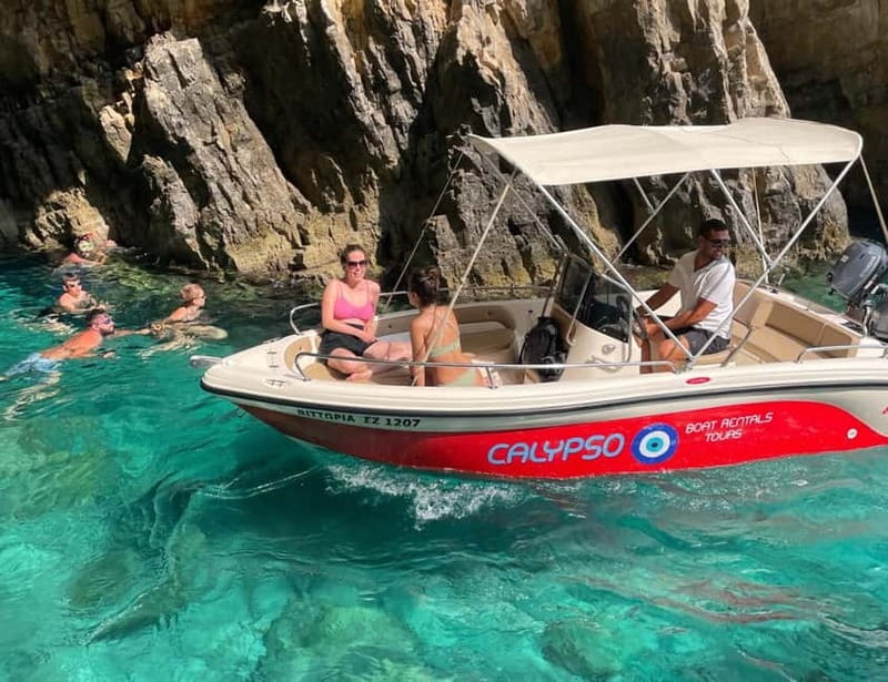 Zante Private Boat: Marathonisi, Keri Caves, Mizitres (max5) - Visiting Marathonisi Turtle Island for Beach and Snorkeling