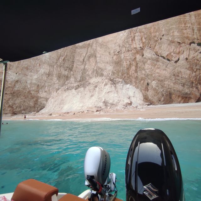 Zante Private Cruise to Shipwreck Beach & Blue Caves (max 9) - Luxurious Speedboat Features and Comfort