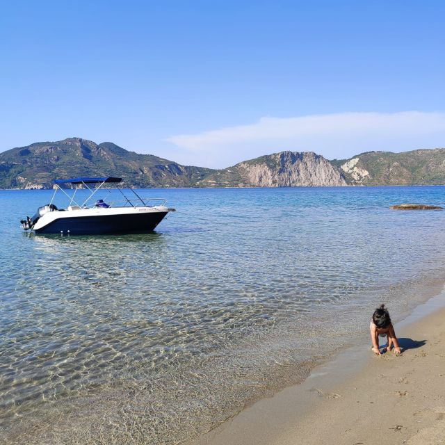 Zante Private Cruise Turtle Island, Keri Caves & Mizithres - Swimming and Cave Exploration at Keri Caves and Mizithres Beach