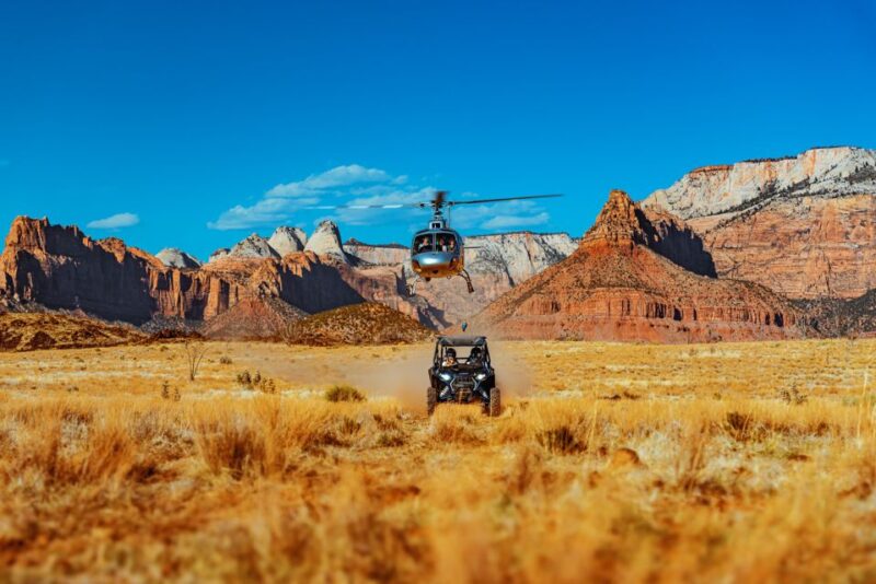 Zion National Park, Canaan Cliffs: Extended Helicopter Tour - Discover the Zion National Park Helicopter Tour with Extended Canaan Cliffs Loop