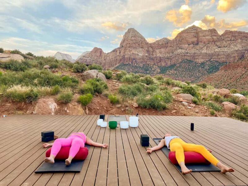 Zion National Park: Cosmic Flow Yoga and Sound Healing - Yoga Among Zions Cliffs Offers a Spiritual Reset