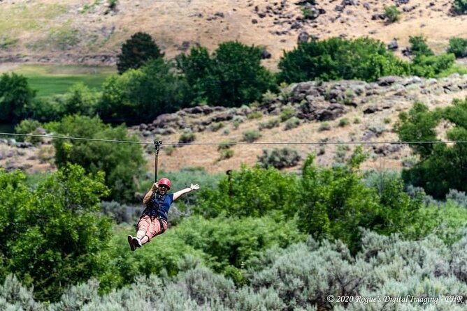 Zipline Adventure in the Snake River Canyon - Safety Measures and Equipment Details
