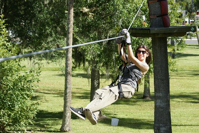 Zipline Adventure through Tuscawilla Park - From the Treetops: Course Details in Daytona