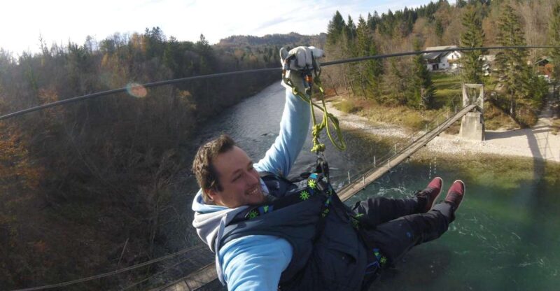 Zipline Over the Sava River - Meeting Point at Radovljica for Easy Access