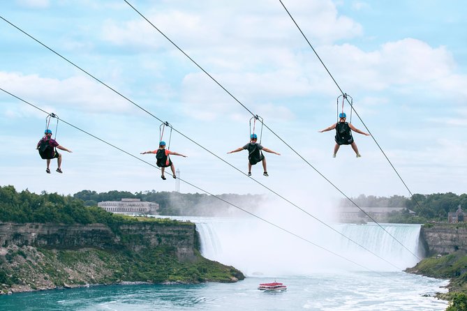Zipline To The Falls in Niagara Falls, Canada - Starting at the Niagara River Gorge