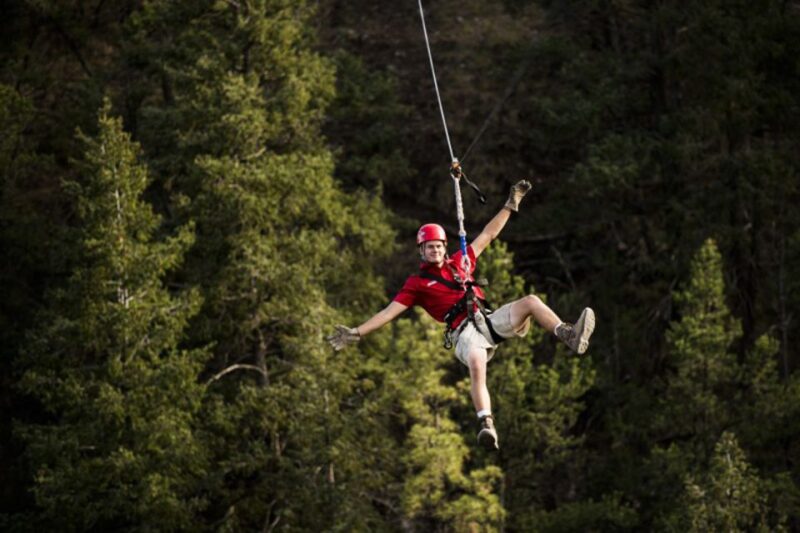 Zipline Tour: Colo-Rad - The Natural Terrain Course and Scenic Vistas
