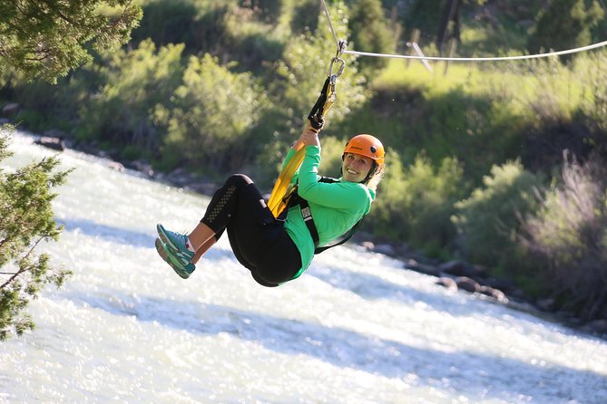 Ziplining across the Beautiful Gallatin River - Big Sky Zipline Over the Gallatin River Offers Spectacular Montana Views