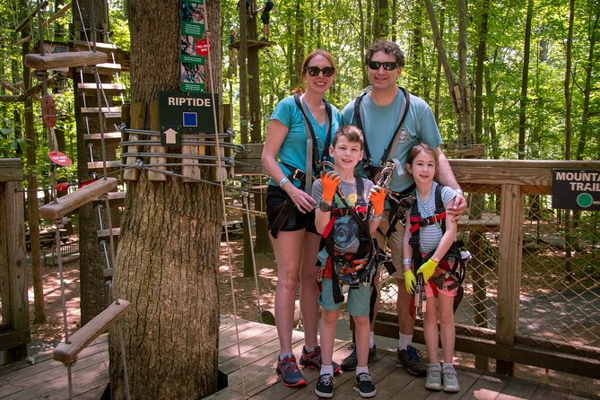 Ziplining and Climbing at The Adventure Park at Virginia Aquarium - The Location for Virginia Beach’s Largest Climbing Park