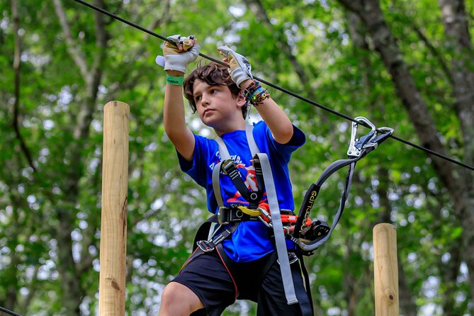 Ziplining and Climbing at The Adventure Park on Cape Cod - Nature Trail and Additional Activities