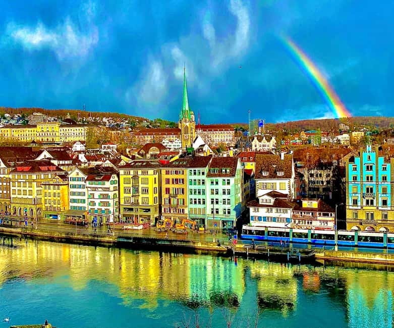 Zurich! Best Panoramic views and Oldtown full! - Starting Point at Central Garten and the Meeting Spot by the River