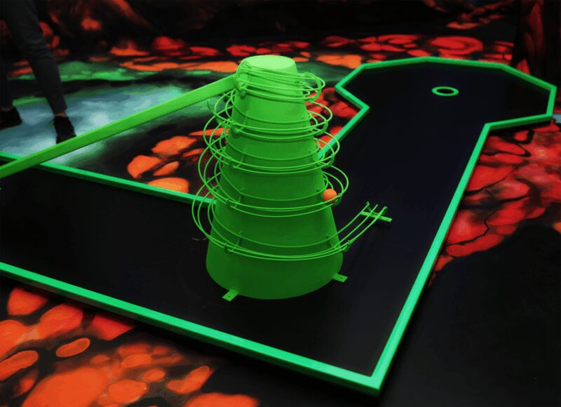 Zurich: Black Light Galaxy Minigolf - Meeting Point and Accessibility Details