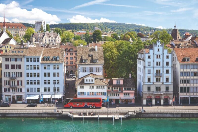Zurich: City Bus Tour with Audio Guide and Lake Cruise - The Residential and University Districts