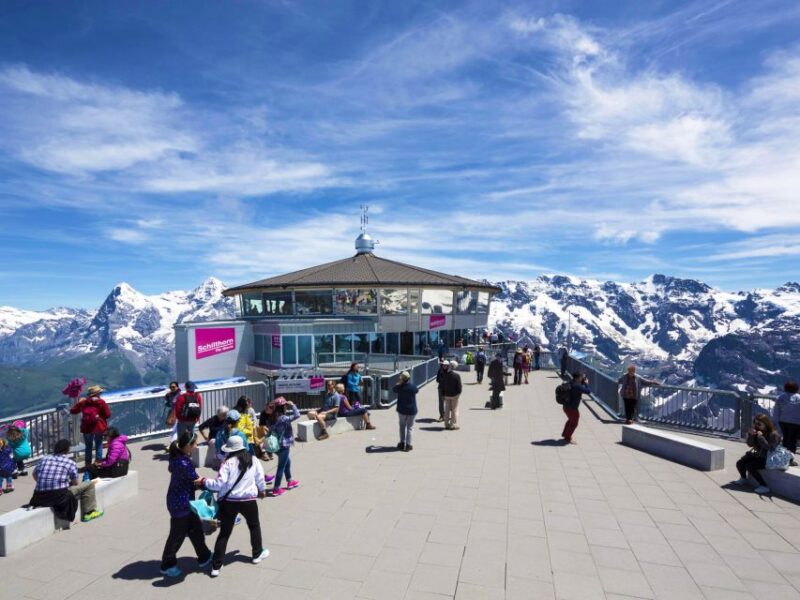 Zurich: Day trip to Schilthorn, Thrill Walk, and Bond World - Free Time in Interlaken and Return to Zurich