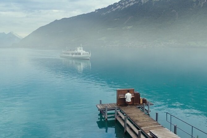 Zurich/Lucerne : Crash Landing On You Locations in Interlaken - The Romantic Pier at Iseltwald Over Lake Brienz