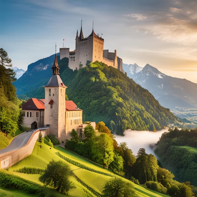 Zurich Private tour to Liechtenstein and Heidiland - Lunch at a Local Vaduz Restaurant