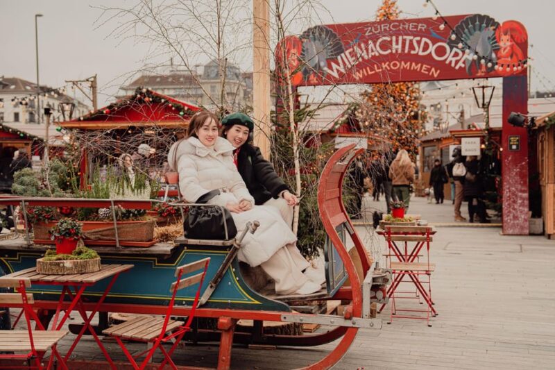 Zurich: Professional Photoshoot at the Best Spots - Scenic Views at Lindenhof, Inspired by “Crash Landing on You”